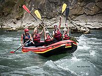 Rafting en familia
