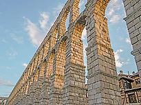 Roman aqueduct in Segovia
